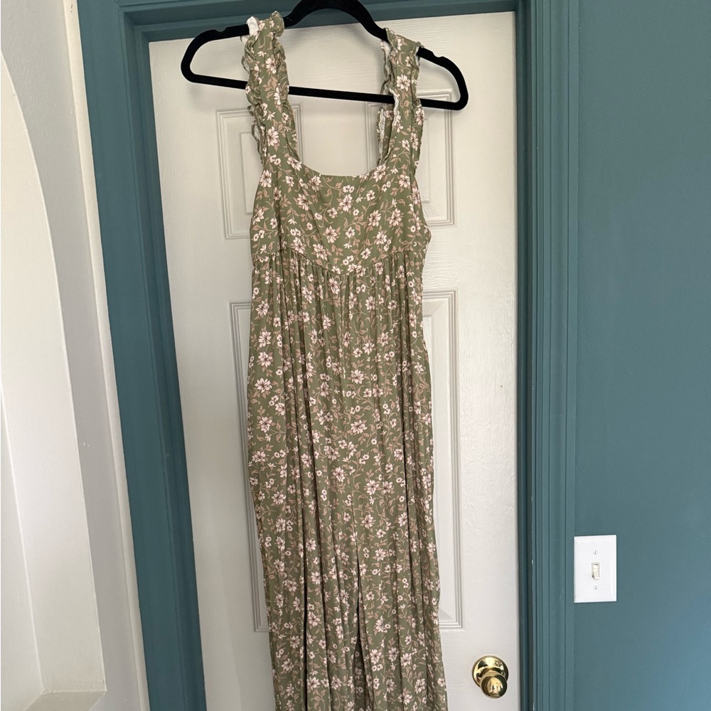 Pinkblush Green Floral Jumpsuit